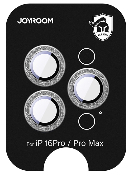 Joyroom iPhone 16 Pro/16 Pro Max Härdat Glas Kameralinsskydd - Silver | 5468 | AlltMobil