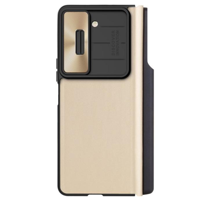 Nillkin - NILLKIN Qin Pro Series Samsung Galaxy Z Fold5 Fodral Guld