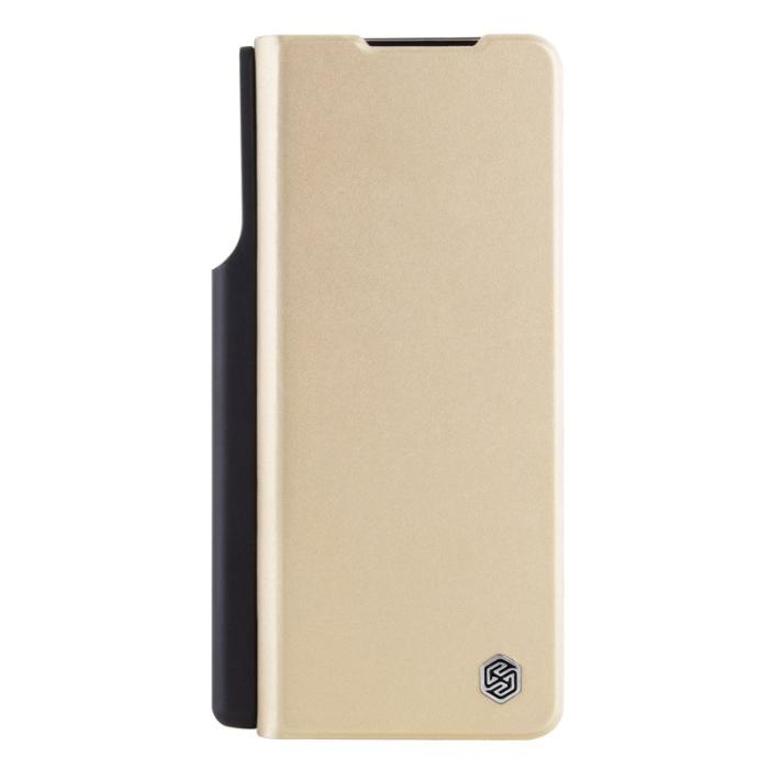 Nillkin - NILLKIN Qin Pro Series Samsung Galaxy Z Fold5 Fodral Guld