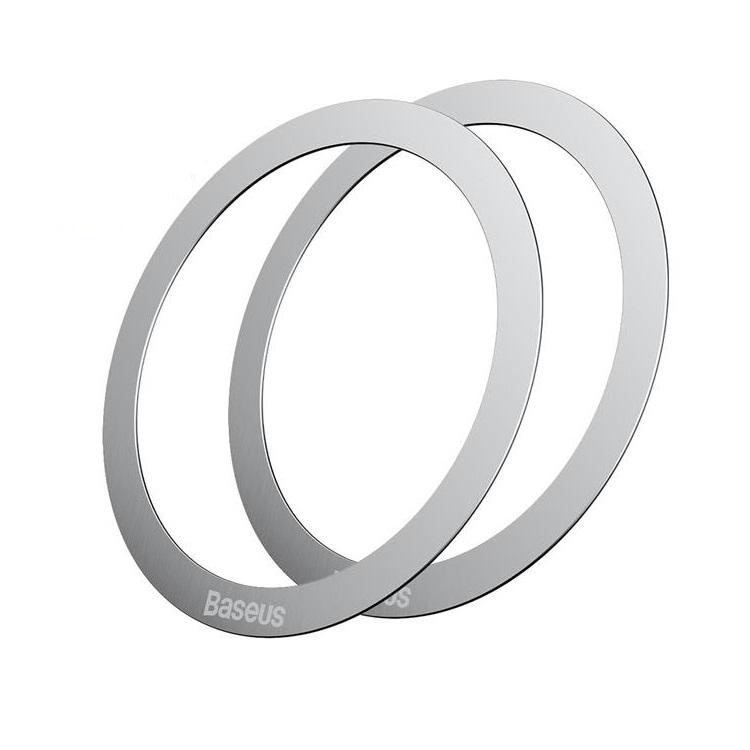 Baseus Halo MagSafe Magnetic Ring 2 Pcs - Silver | 264 | AlltMobil