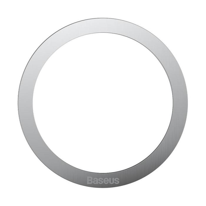 BASEUS - Baseus Halo MagSafe Magnetic Ring 2 Pcs - Silver