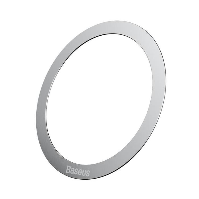 BASEUS - Baseus Halo MagSafe Magnetic Ring 2 Pcs - Silver