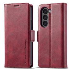 LC.imeeke - LC.IMEEKE Samsung Galaxy Z Fold6 Pl&aring;nboksfodral Konstl&auml;der - R&ouml;d
