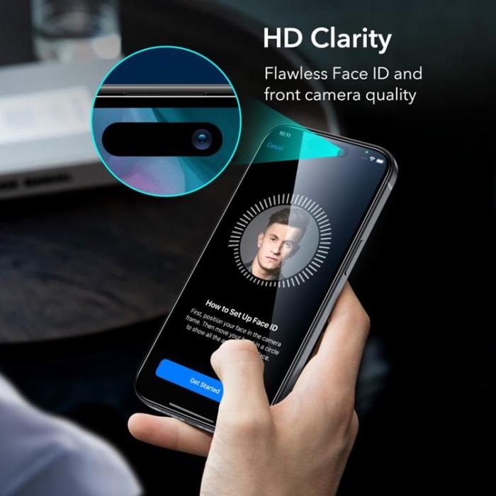 ESR - ESR iPhone 15 Pro Härdat Glas Skärmskydd Armorite