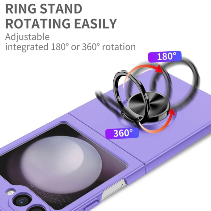 Taltech - Galaxy Z Flip 6 5G Mobilskal Ringhållare - Lila
