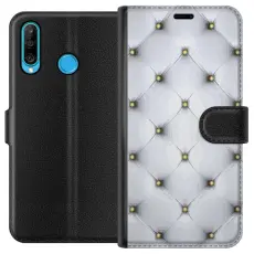 Gustaf - Pl&aring;nboksfodral till Huawei P30 lite med Fancy