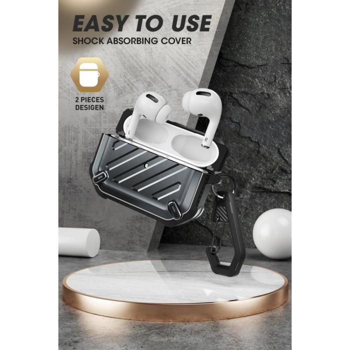 SupCase - SupCase Airpods Pro 1/ 2 Skal Unicorn Beetle Pro - Svart