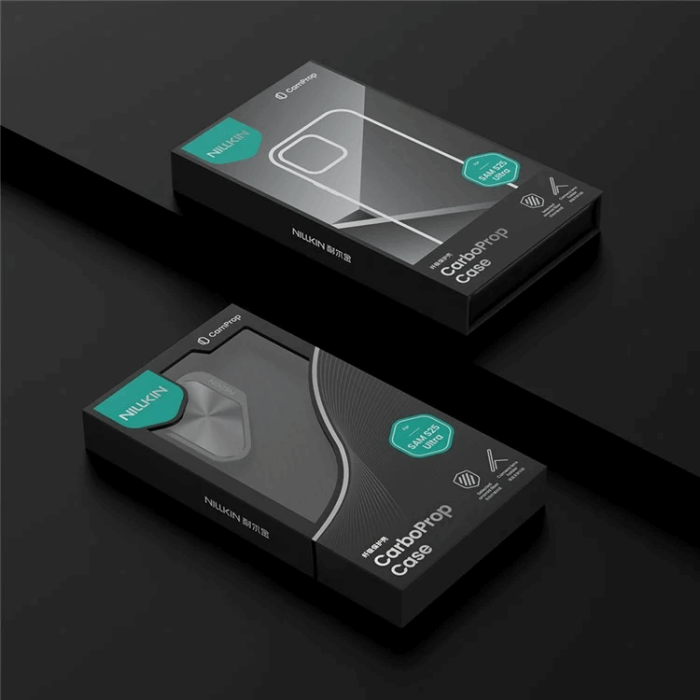 Nillkin - Nillkin Galaxy S25 Ultra Mobilskal Magsafe Aramid Fiber Linsskydd