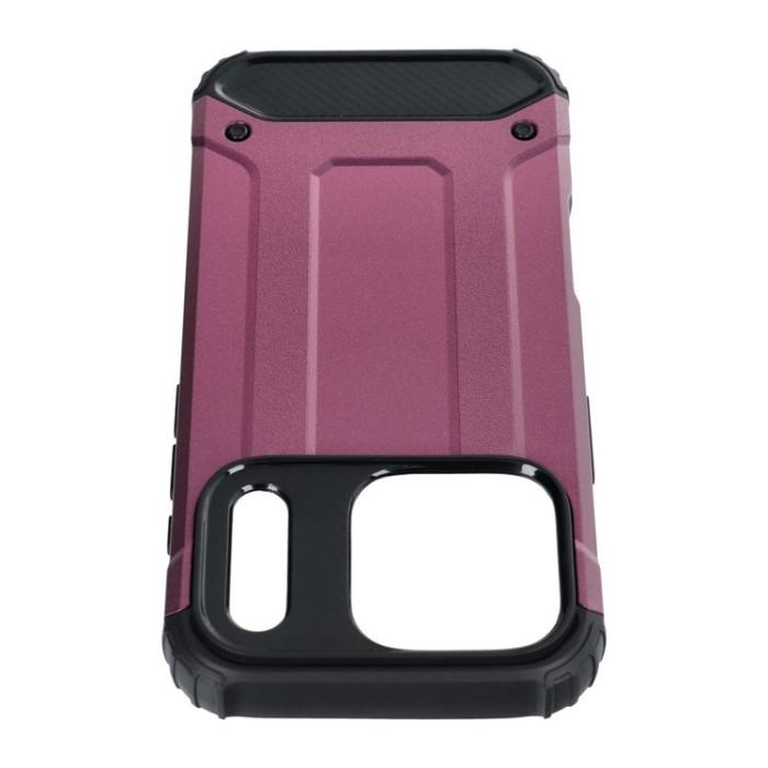 A-One Brand - Mobilskal För iPhone 18 Pro Max/17 Pro Max Armor - Dark Cherry