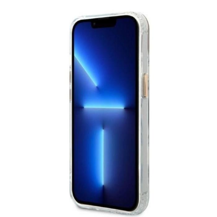 Guess - Guess iPhone 13 Skal Magsafe Metal Outline - Guld