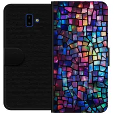 Gustaf - Pl&aring;nboksfodral till Samsung Galaxy J6+ med Disco