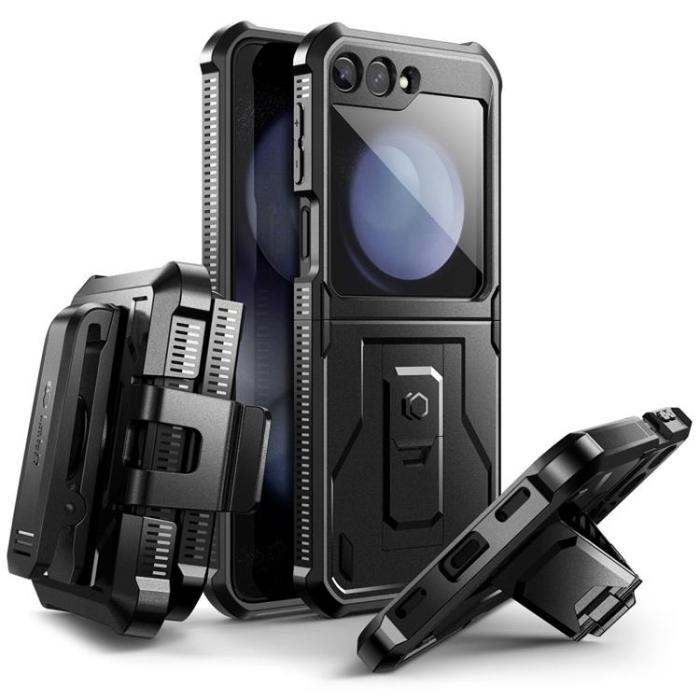Tech-Protect - Tech-Protect Galaxy Z Flip 5 Mobilskal Kevlar Pro - Svart