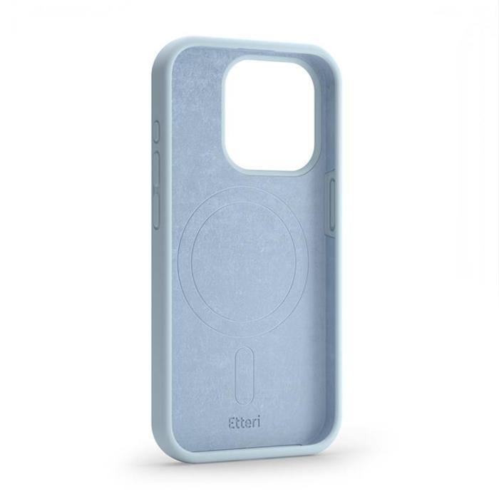 Etteri - Etteri iPhone 16 Mobilskal MagSafe Silikon - Ljusblå