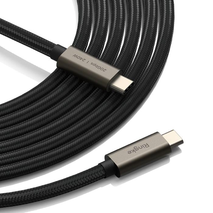 Ringke - Ringke USB-C till USB-C kabel 2m - Svart