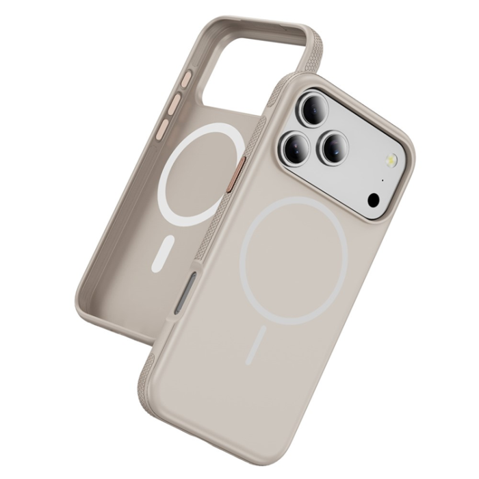 A-One Brand - iPhone 17 Pro Max Mobilskal MagSafe PC + TPU Shockproof - Grå