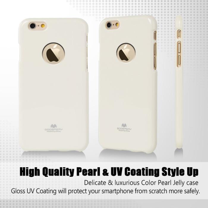 Mercury - Mercury Flexicase Skal till Apple iPhone 6(S) Plus - Vit