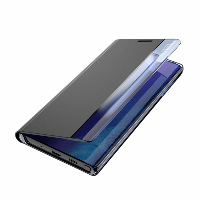 OEM - Galaxy S25 Fodral Sleep View med Flap - Rosa