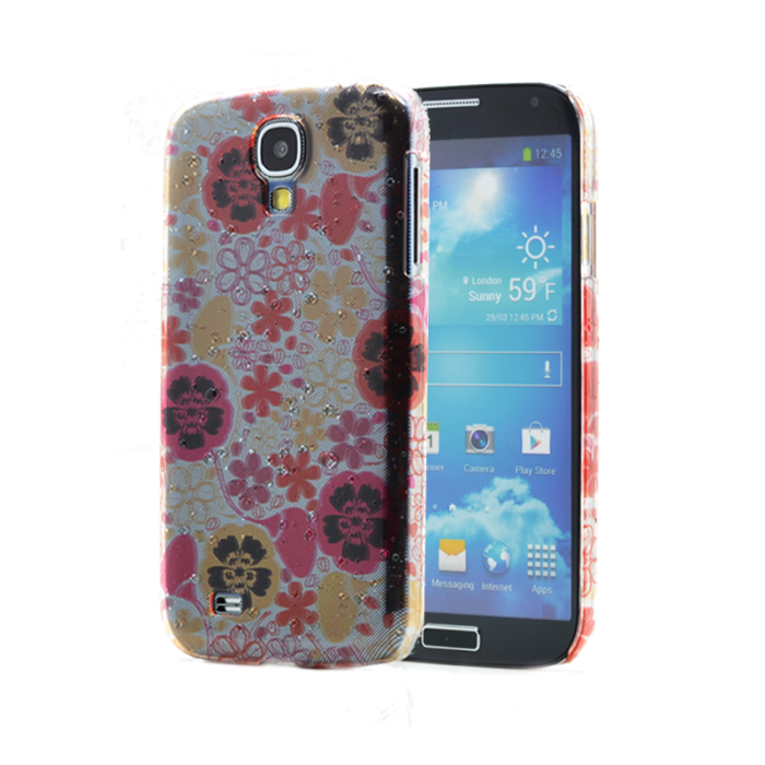 OEM - Baksidesskal till Samsung Galaxy S4 i9500 - Blomsterfest
