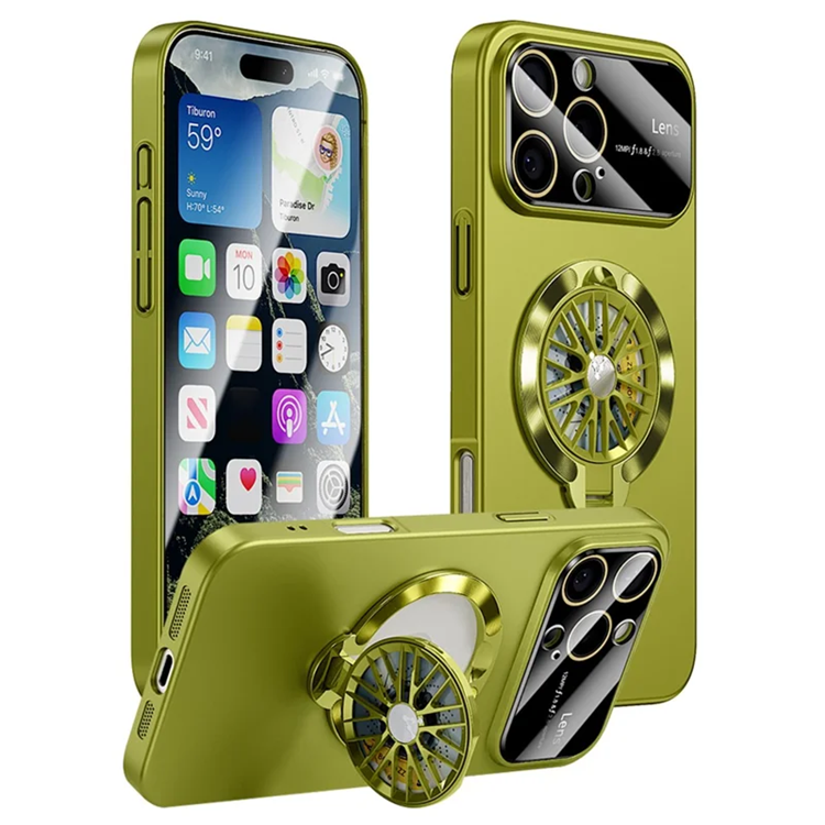 iPhone 16 Pro Max Mobilskal Magsafe Hard PC - Grön (Grön) | 2353 | AlltMobil