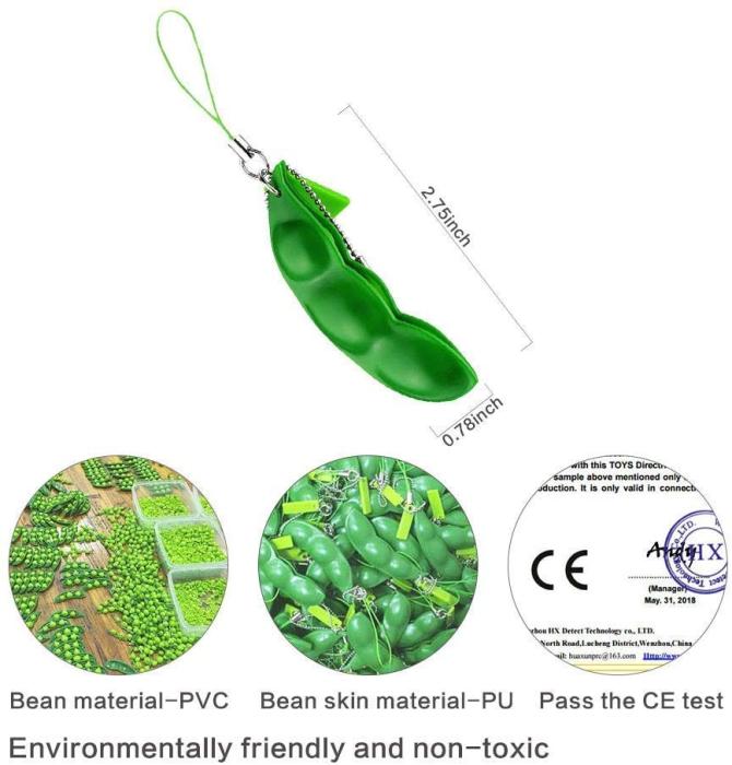 Fidget Toys - Green beans - Fidget Toy - Fidgetbönor leksak