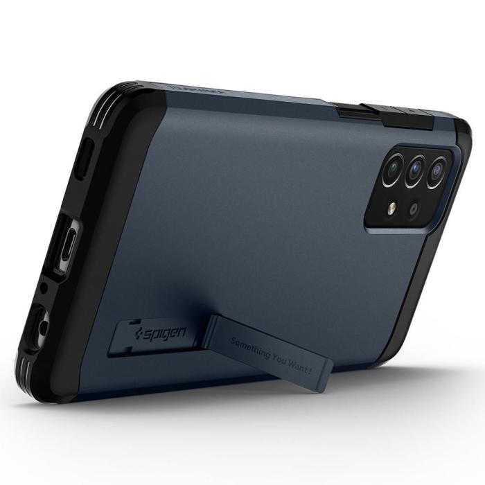 UTGATT5 - Spigen - Tough Armor Mobilskal Galaxy A72 - Metal Slate