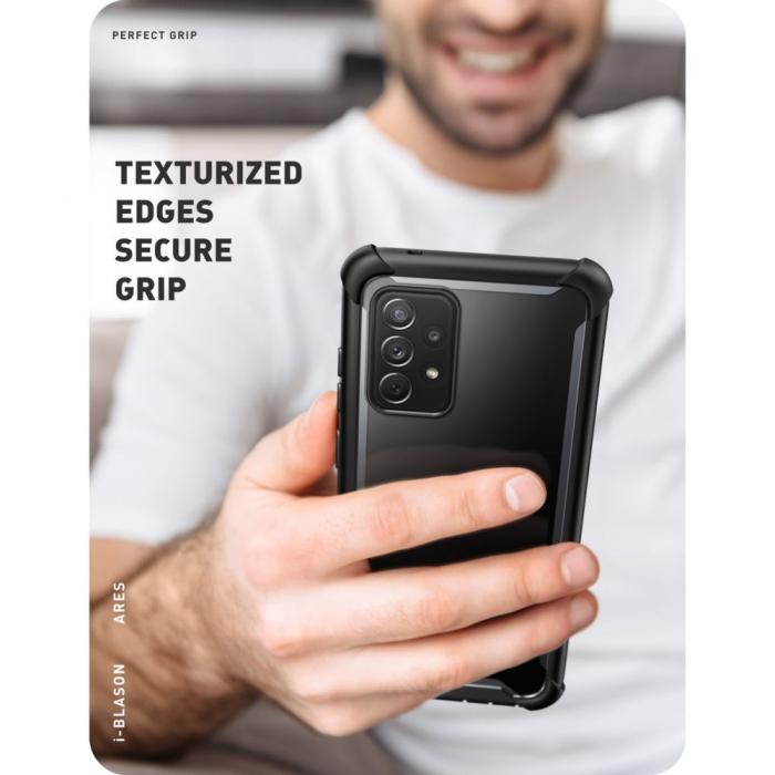 UTGATT1 - SupCase IBLSN Ares Mobilskal Galaxy A72 - Svart