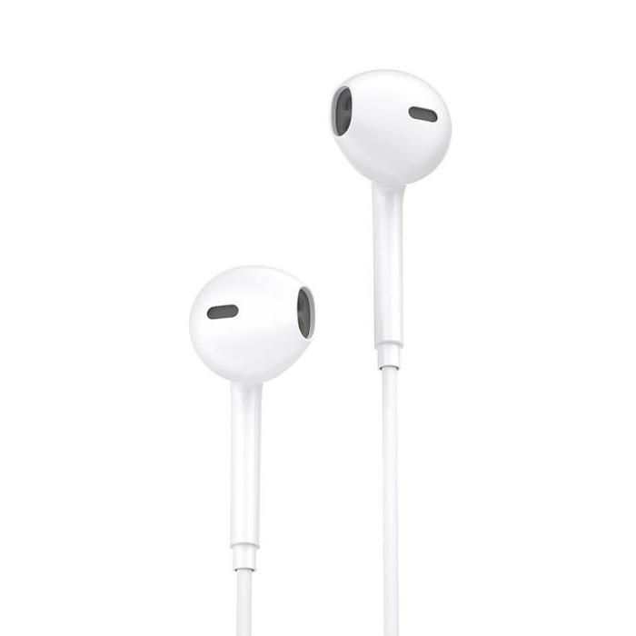 UTGATT5 - WK Design Wired Hörlur Lightning - Vit