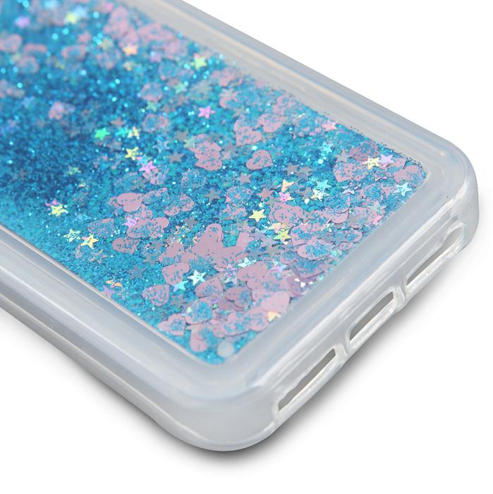UTGATT4 - Glitter Skal till Apple iPhone 5/5S/SE - Blå