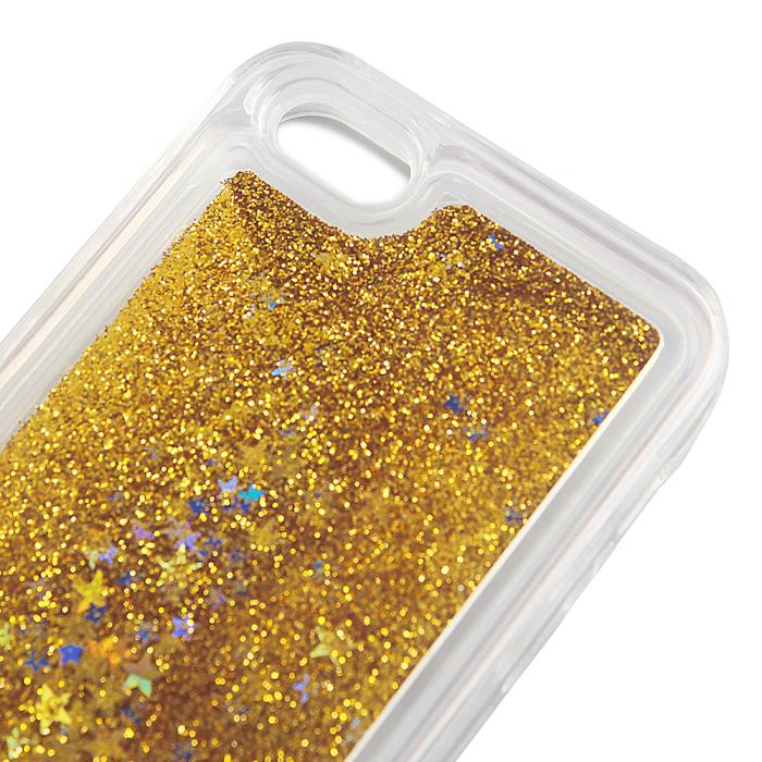 UTGATT5 - Glitter skal till Apple iPhone SE/5S/5 - Guld