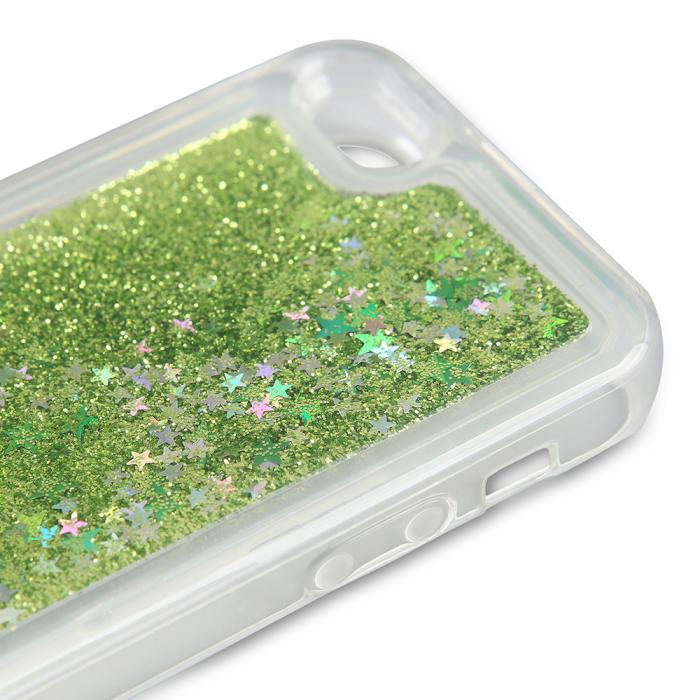 UTGATT4 - Glitter Skal till Apple iPhone 5/5S/SE - Grön