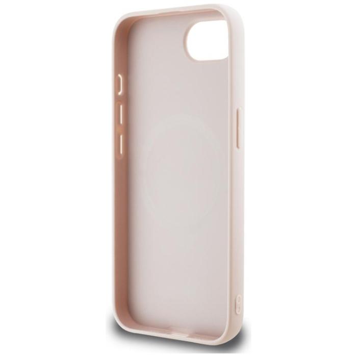 Guess - Guess iPhone 16e Mobilskal MagSafe 4G Script Logo - Rosa