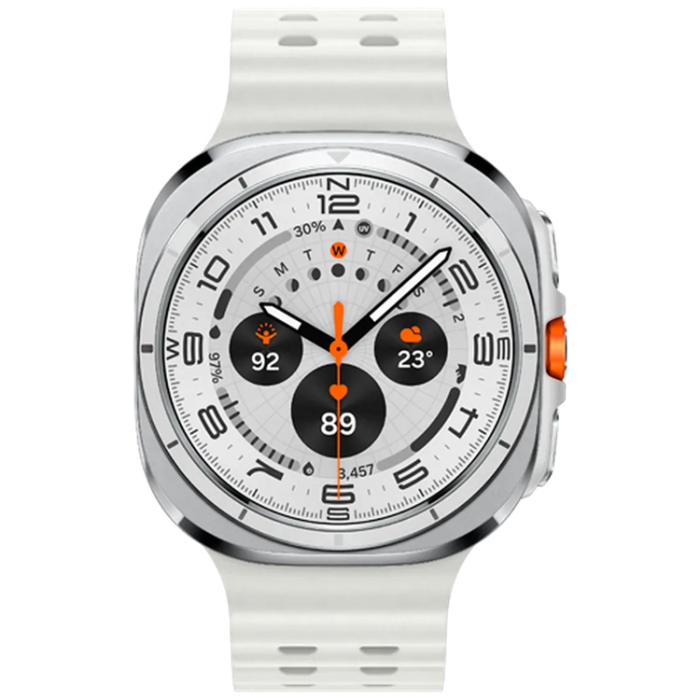 Samsung - Samsung Galaxy Watch Ultra Titanium Vit (Vit Rubber Strap)