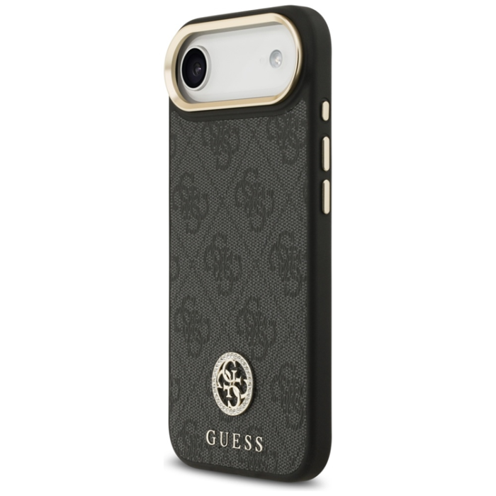 Guess - Guess iPhone 17 Air Mobilskal Magsafe Strass Logo - Svart
