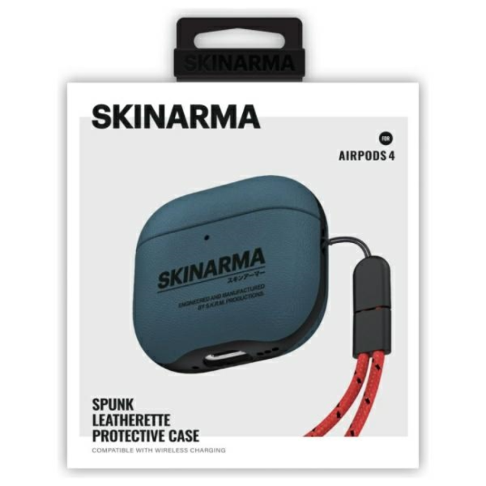 Skinarma - Skinarma Airpods 4 Skal Spunk - Blå