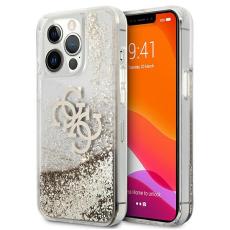 Guess - Guess Mobilskal till iPhone 13 Pro Max MagSafe 4G Glitter - Guld
