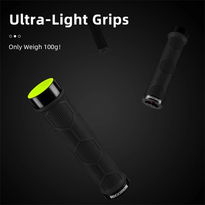 Rockbros - Rockbros Bicycle Greppar Med Reflector - Svart