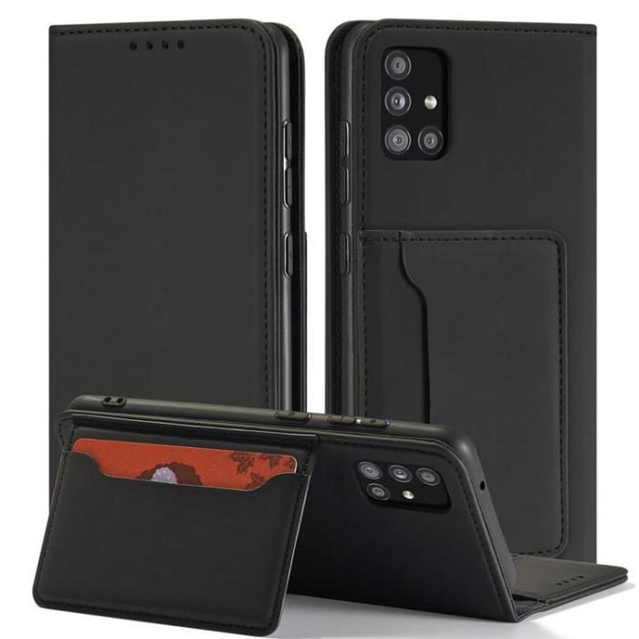 OEM - Xiaomi Redmi Note 11 Pro 4G/5G Plånboksfodral Magnet Stand - Svart