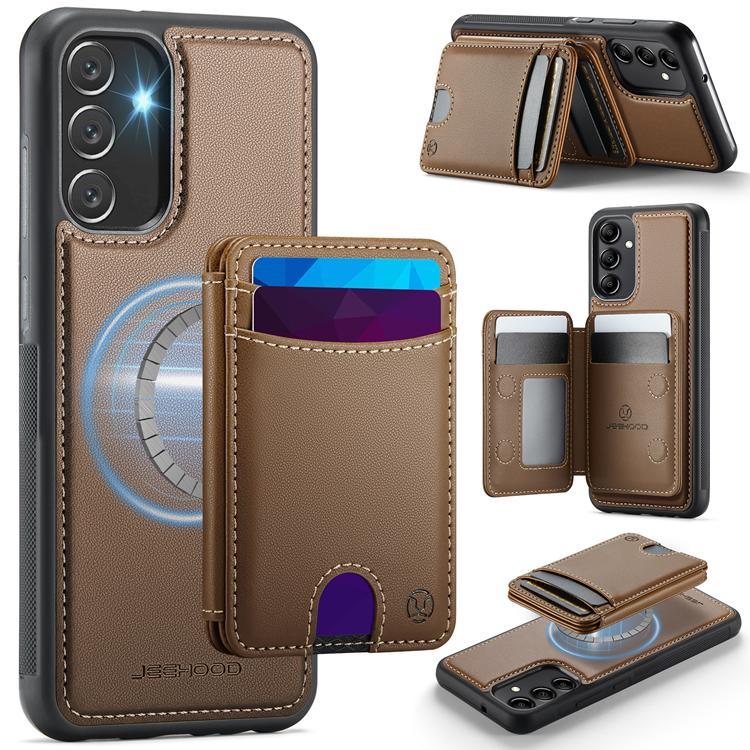 JEEHOOD Samsung Galaxy A34 5G Mobilskal KonstLäder - Brun | 2353 | AlltMobil