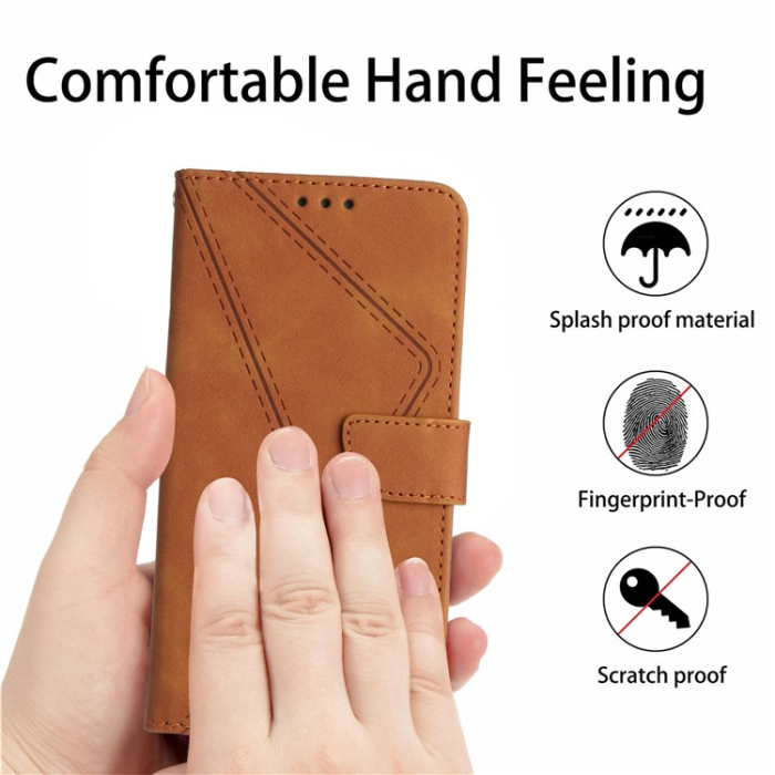 A-One Brand - Sony Xperia 1 VII Plånboksfodral Skin Touch Lines Imprinted