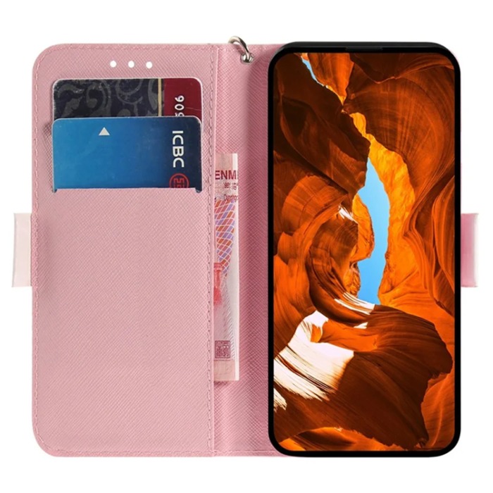 A-One Brand - Sony Xperia 10 VII Plånboksfodral med Handledsrem - Butterfly