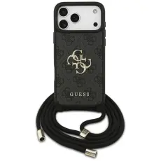Guess - Guess Mobilskal till iPhone 18 Pro Max/17 Pro Max 4G Big Cord Crossbody - Svart