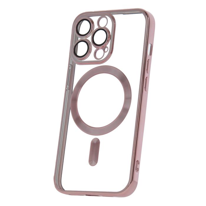 OEM - iPhone 13 Pro Skal Roséguld Chrome Mag