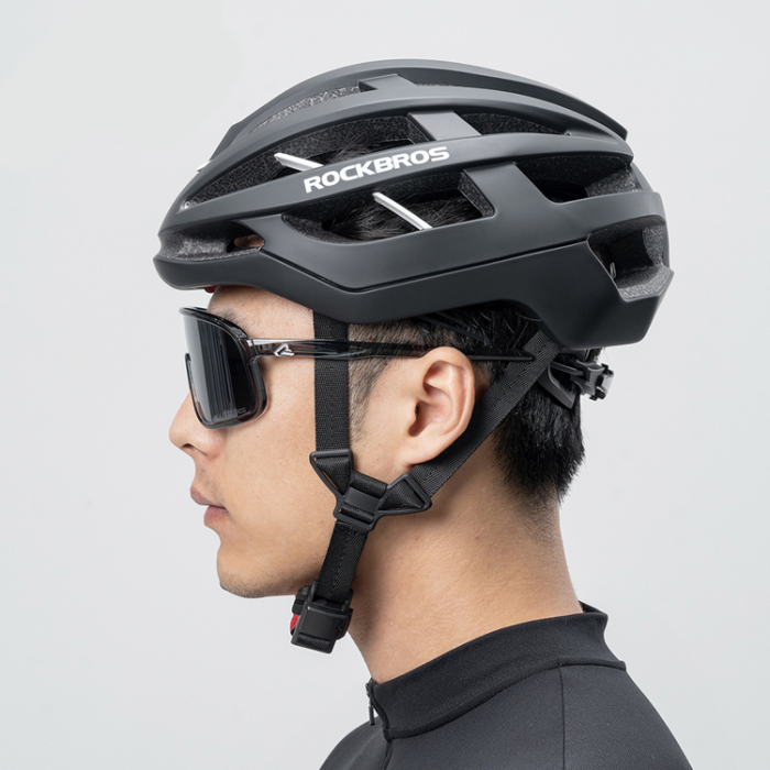 Rockbros - Rockbros Cykelhjälm L 58-61 cm HC-58BK-L - Svart/Grå