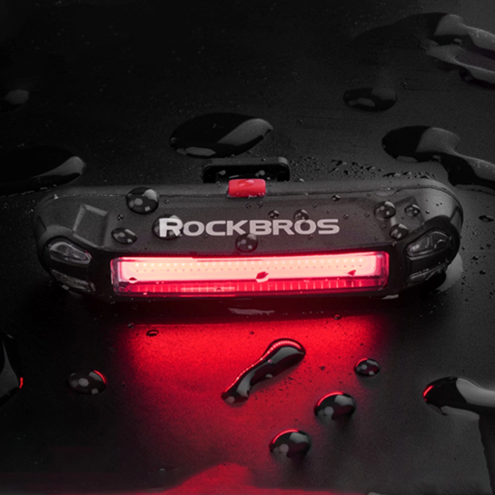 Rockbros - Rockbros bakre cykelljus - Svart