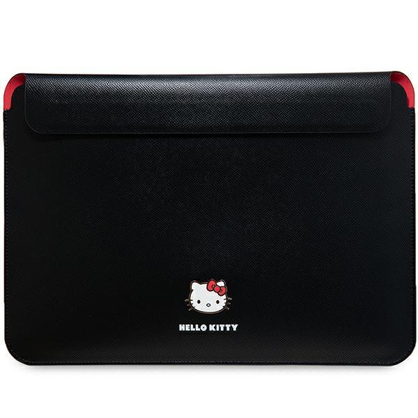 Hello Kitty Datorfodral 14"""" PU Metal Logo - Svart | 2353 | AlltMobil