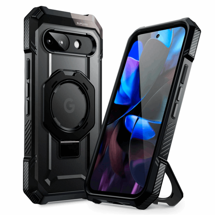 SupCase - SupCase Google Pixel 9a Mobilskal Magsafe UB Grip - Svart