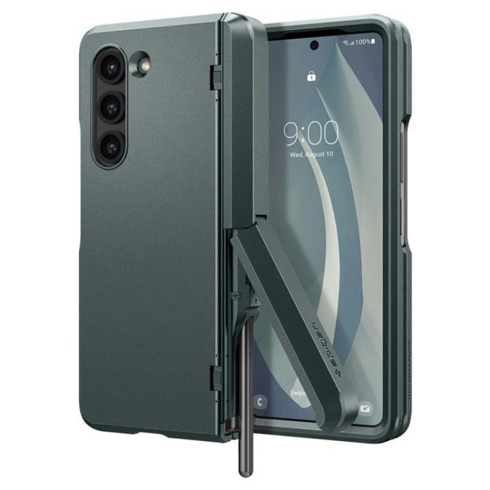 UTGATT - Spigen Galaxy Z Fold 5 Mobilskal Tough Armor Pen - Grön