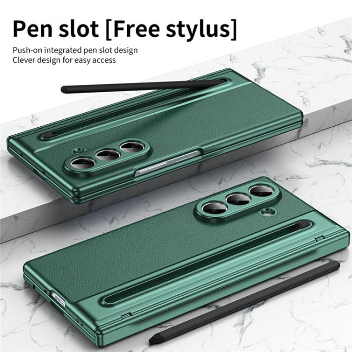 A-One Brand - Galaxy Z Fold 7 Mobilskal Matte Electroplated - Grön