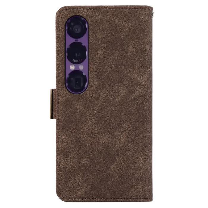 ABEEL - ABEEL Sony Xperia 1 VII Plånboksfodral RFID Blocking - Brun