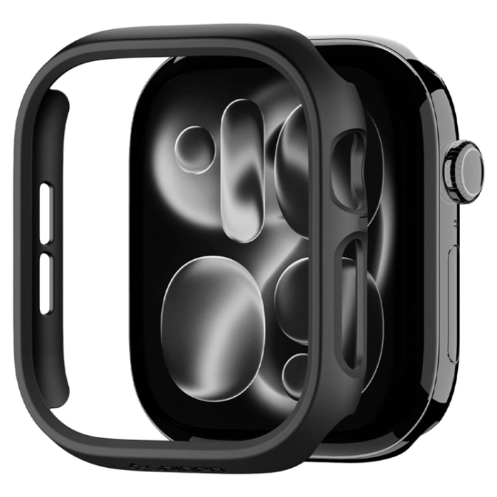 Spigen - Spigen Skal För Apple Watch 10/11 (42mm) Thin Fit - Svart